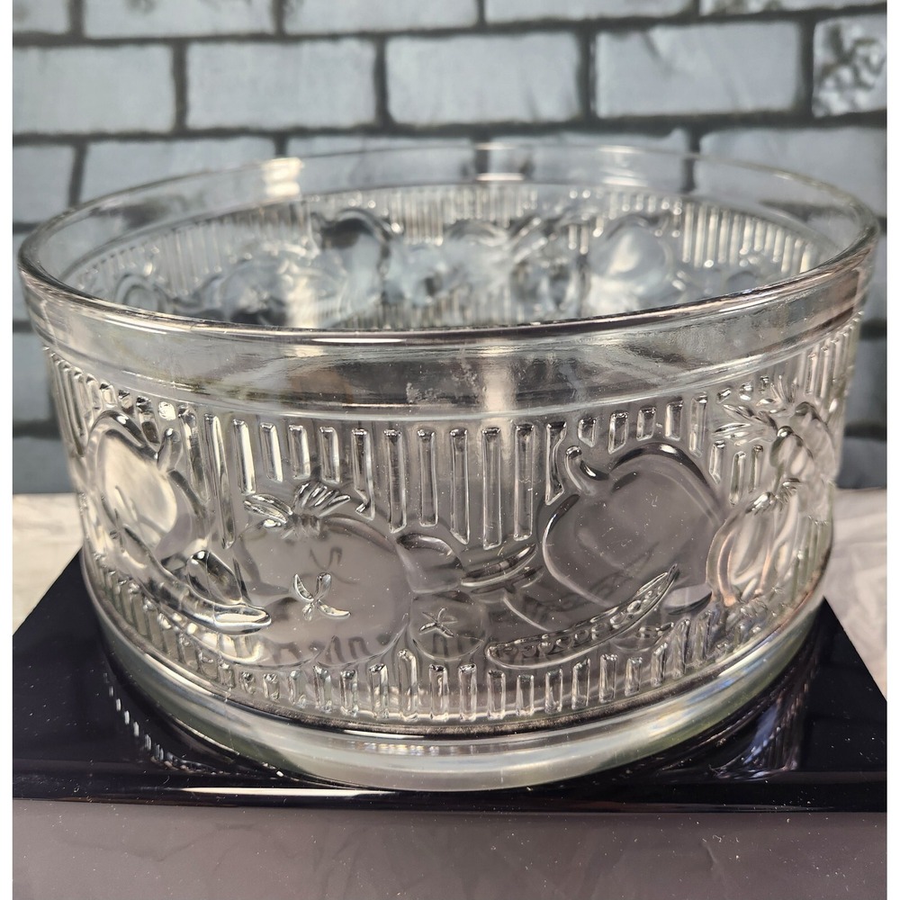 Planters Row Ambrosia Large Glass Salad / Fruit Bowl / Serving Bowl #40030